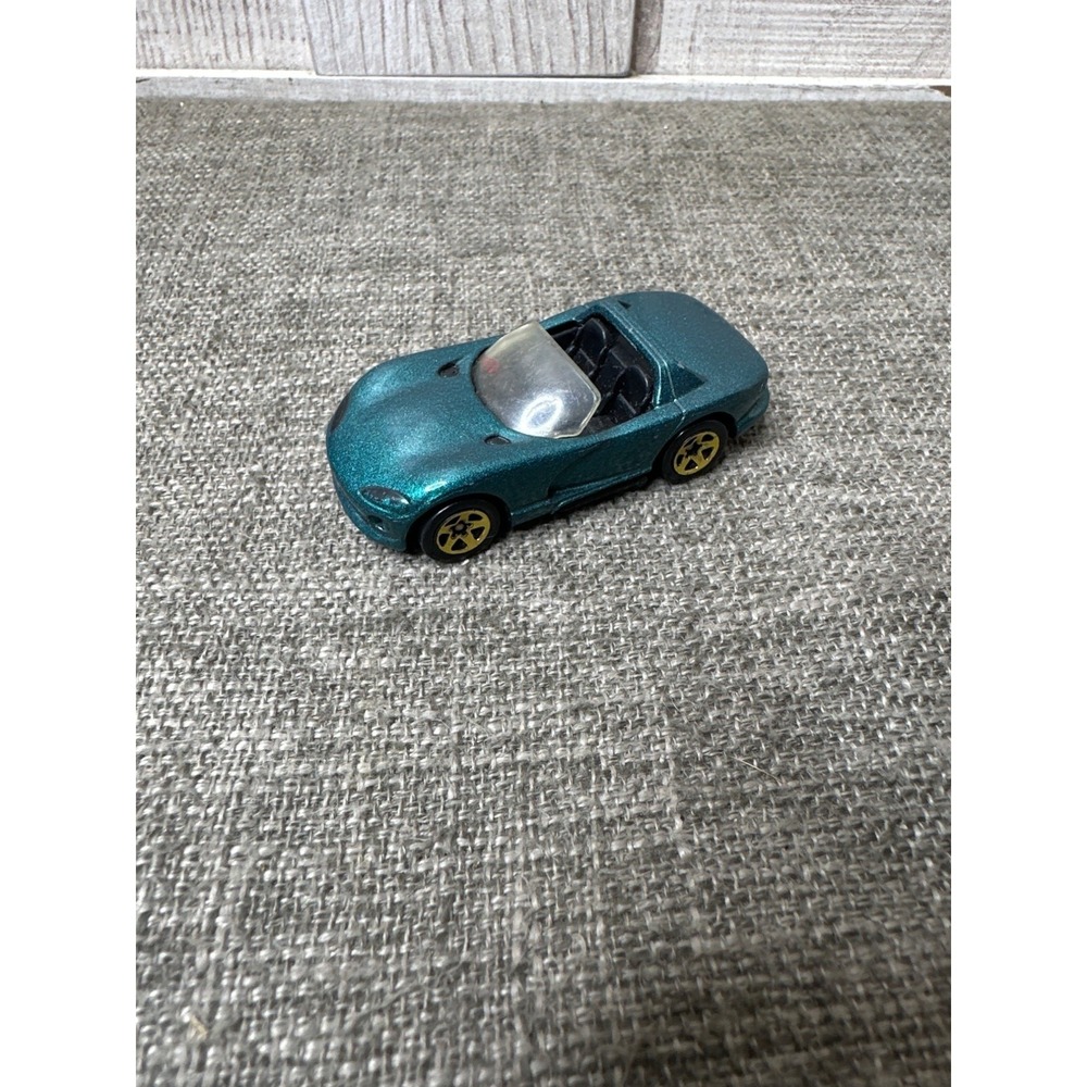 Hot Wheels 1992 Metallic Teal Convertible Die-Cast Toy Car Collectible Mattel